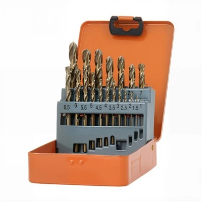 Juego de brocas helicoidales HSS